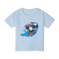 Toddler T‑Shirt — Surfing Penguin Cute Kids Tee