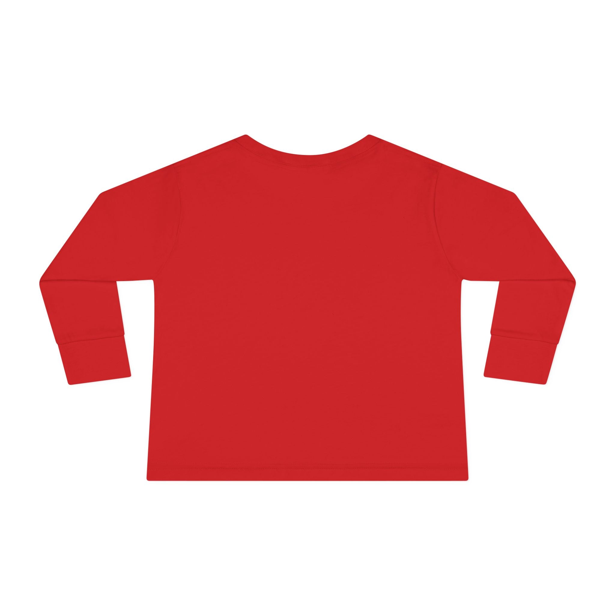 Toddler Long Sleeve Tee — Surfing Penguin Graphic