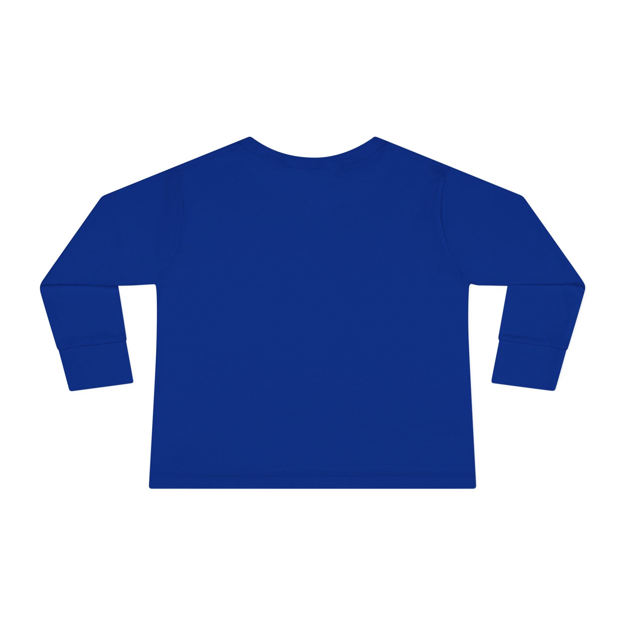 Toddler Long Sleeve Tee — Surfing Penguin Graphic