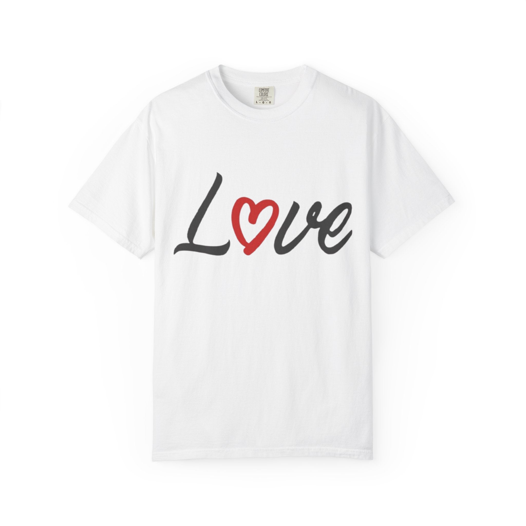 Love Heart T-Shirt — Script Love Design
