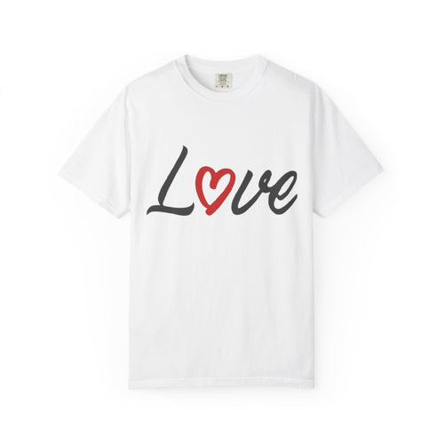 Love Heart T-Shirt — Script Love Design