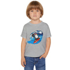 Toddler T‑Shirt — Surfing Penguin Cute Kids Tee