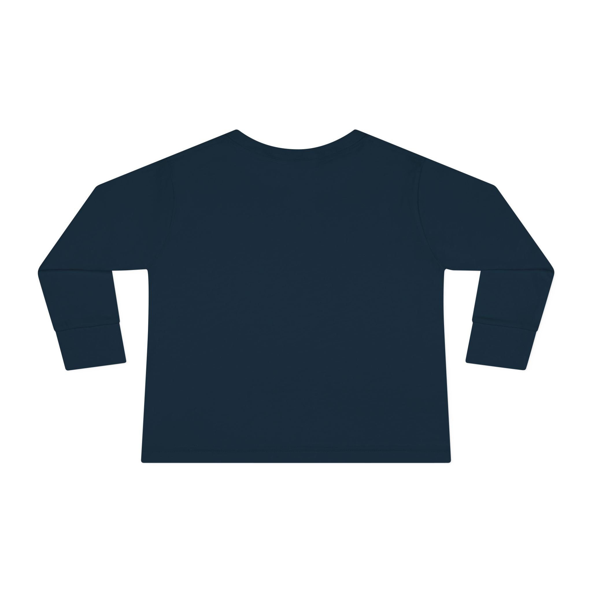 Toddler Long Sleeve Tee — Surfing Penguin Graphic