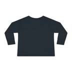 Toddler Long Sleeve Tee — Surfing Penguin Graphic