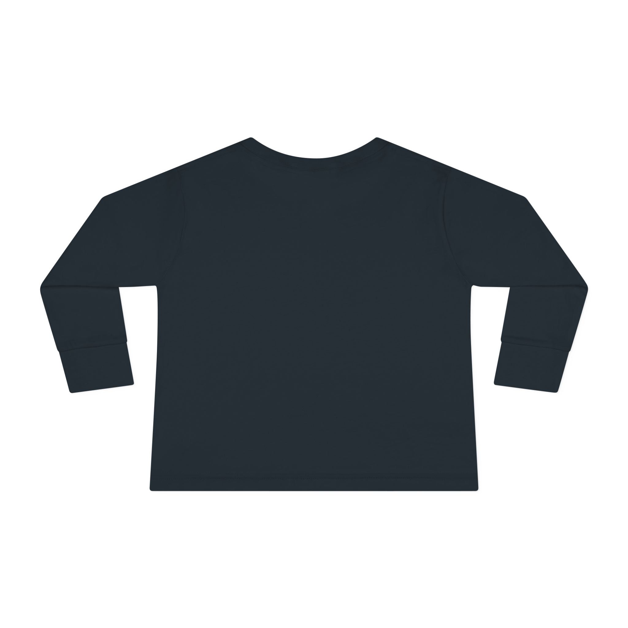 Toddler Long Sleeve Tee — Surfing Penguin Graphic