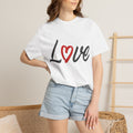 Love Heart T-Shirt — Script Love Design