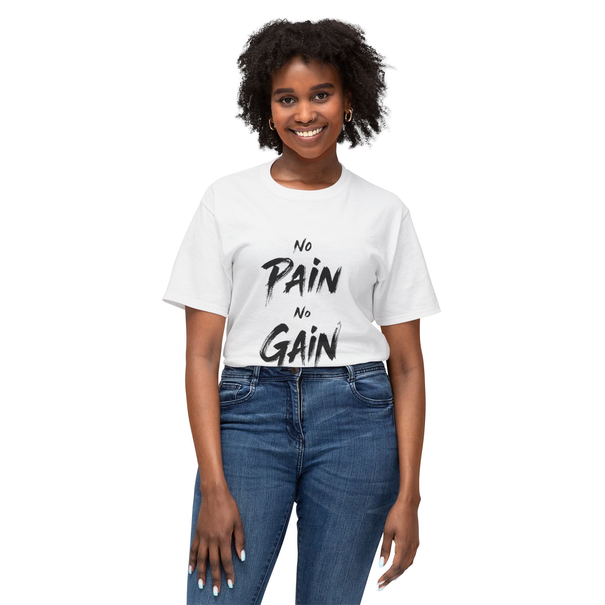 No Pain No Gain T-Shirt — Motivational Gym Tee