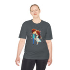 Cute Couple Cartoon Tee — Kissing Love Illustration T-Shirt for Couples & Valentine’s Day